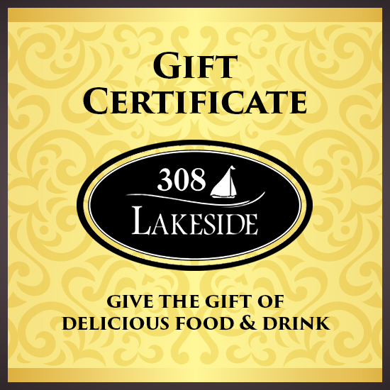 308 Lakeside - Gift Certificate