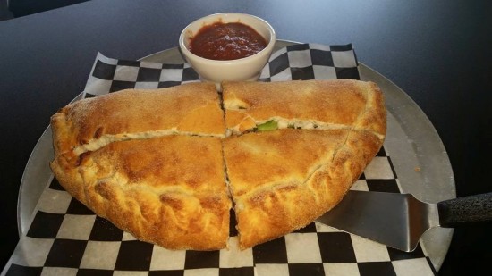 Order a large calzone with a side of marinara sauce at 308 Lakeside